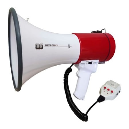 Mg Electronics 50-Watt Bluetooth Megaphone with Rechargeable Battery Pack and Handheld Mic MG32BT